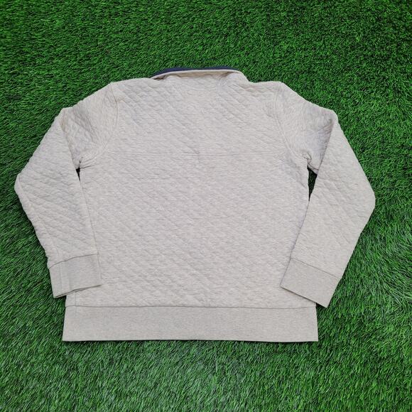 Patagonia Pullover Sweater Small 19x22 Beige Blue - Picture 2 of 16